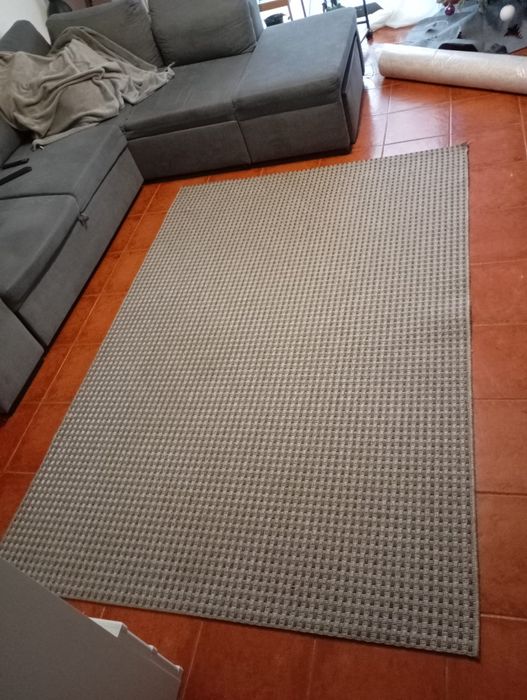 Tapete cinzento 2 tons