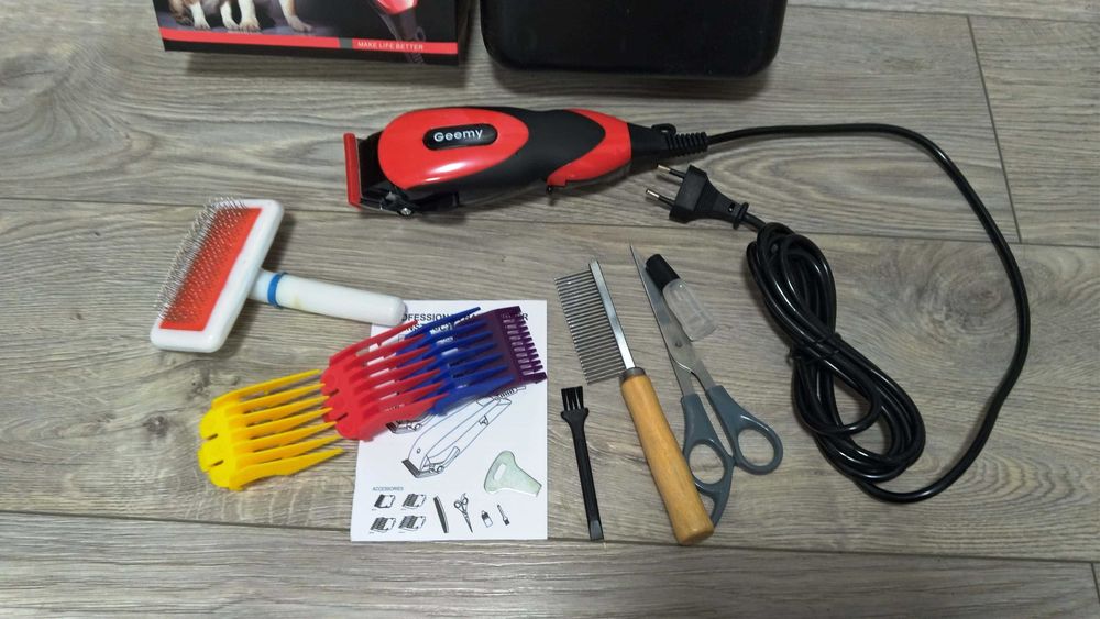 Машинка для стрижки кішок та собак Gemei GM-1023 для грумінгу