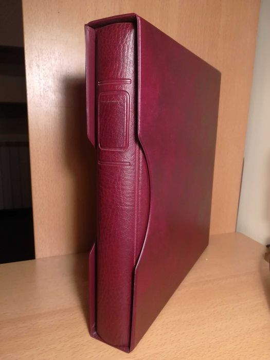 Album e folhas pré-impressas Lindner, de 1999 até 2002, selos e blocos