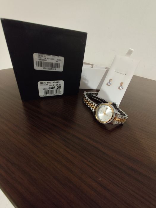 Relógio Sekonda Novo (+ Brincos)