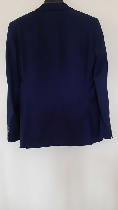 Granatowy garnitur męski + krawat