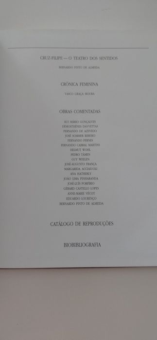 Obra de Cruz-Filipe - O Teatro dos Sentidos