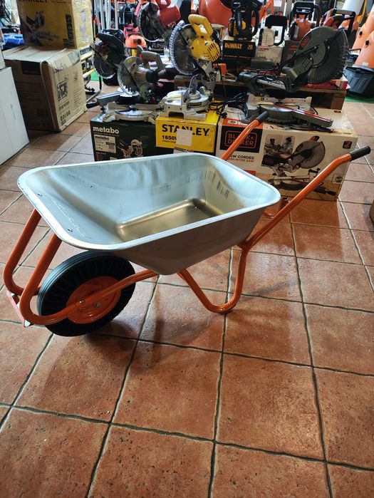 Тачка одноколесная 100/180 (К)каучук/Самов/строит/100литр/180кг/Днепр