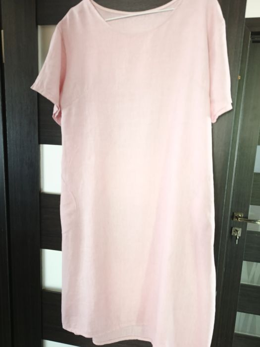 Лляна сукня. на спеку.