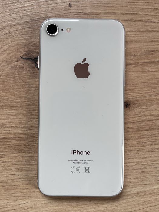 iPhone 8 64GB Silver (Srebrny/Biały) – Nowa bateria 100%