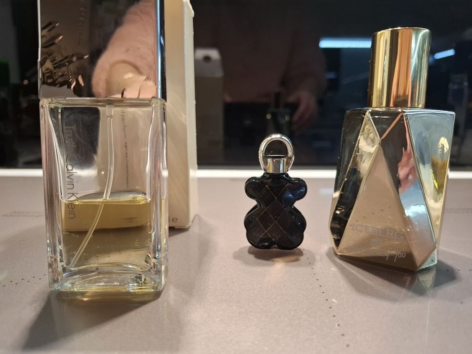 Zestaw 3 zapachów damskich: Calvin Klein, Tous, Iceberg