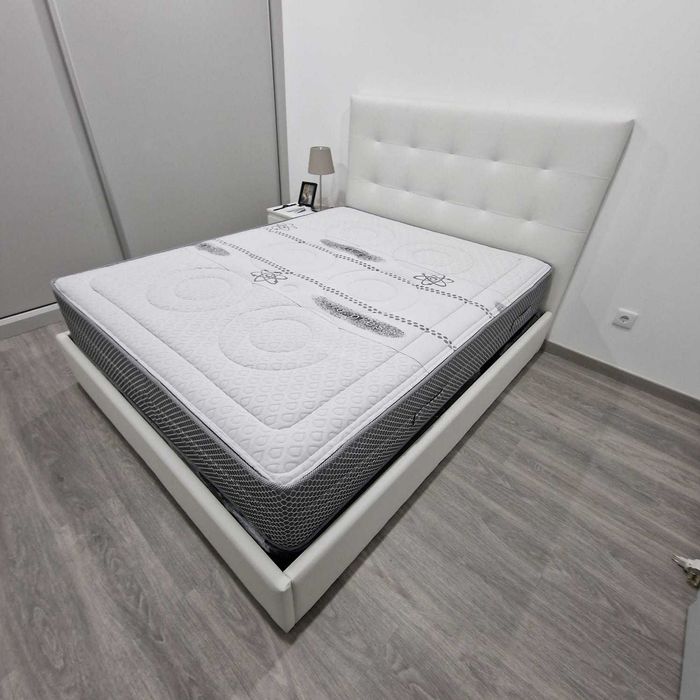 Camas de Casal Estofadas de Luxo 199€ Disp. em Várias Cores! 190x140m!