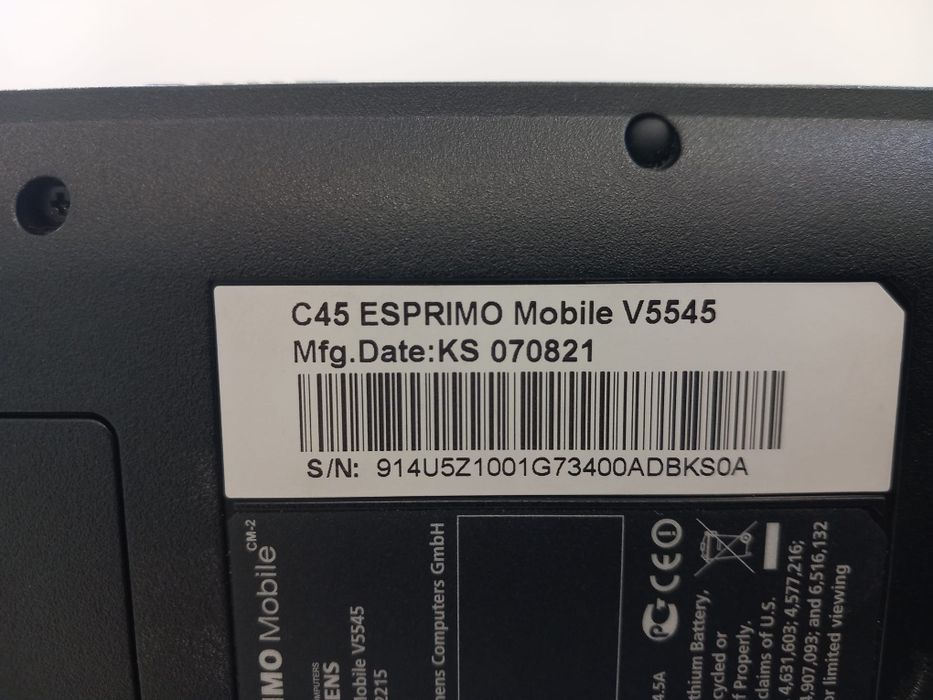 Vendo portátil fujitsu