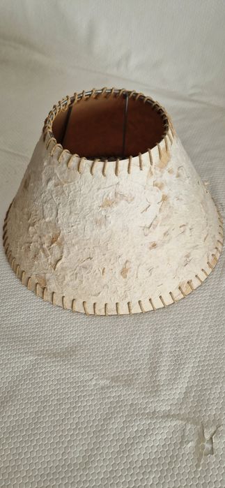 Abajur em papel artesanal para candeeiro de mesa
