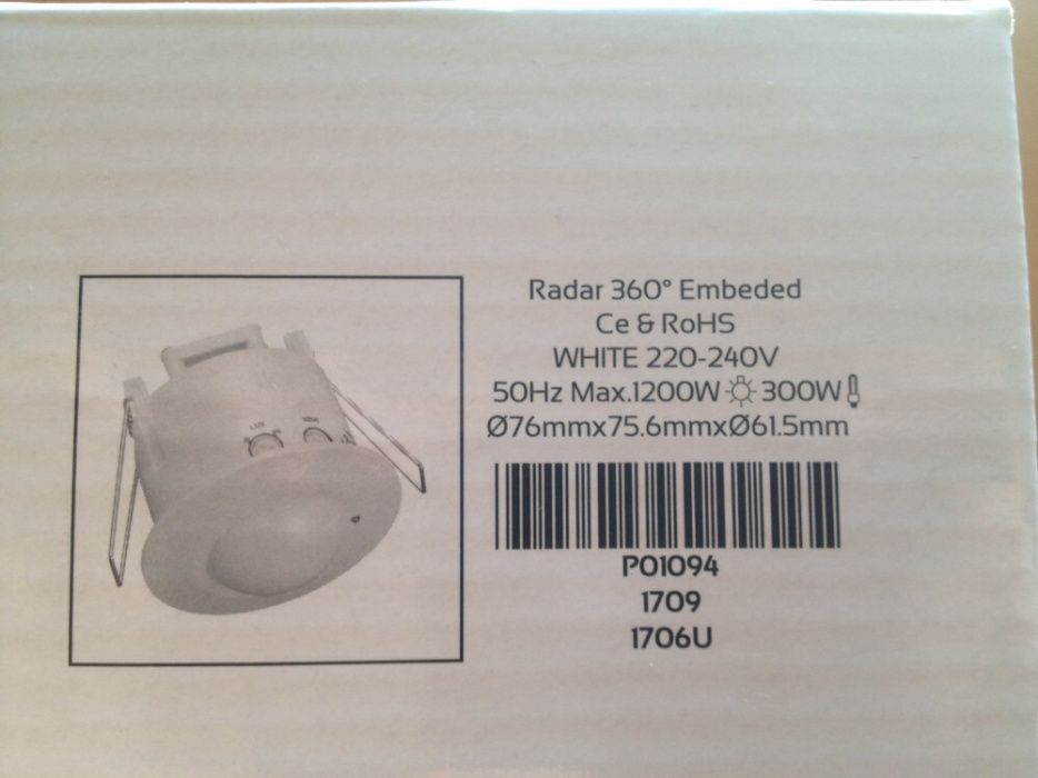 Detector de movimento para iluminação