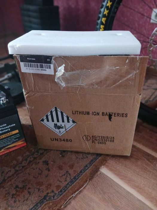 LiFePO4 акумулятор 12V 100Ah (100 ампер)