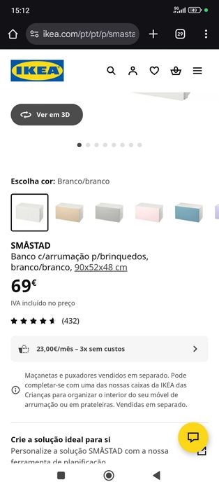 Vendo Roupeiro Branco e banco para arrumação