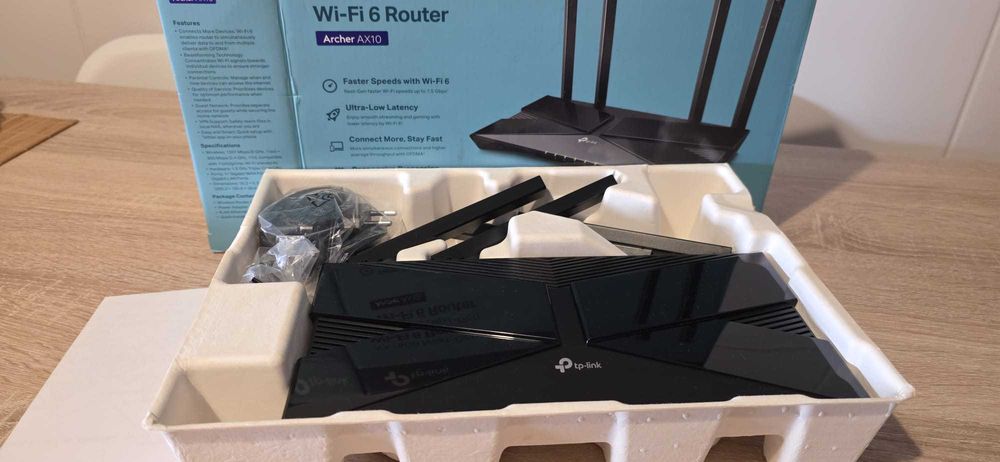 Router TP-Link Archer AX1500 Gigabit Ethernet Dual Band (2,4 GHz / 5 GHz) Preto