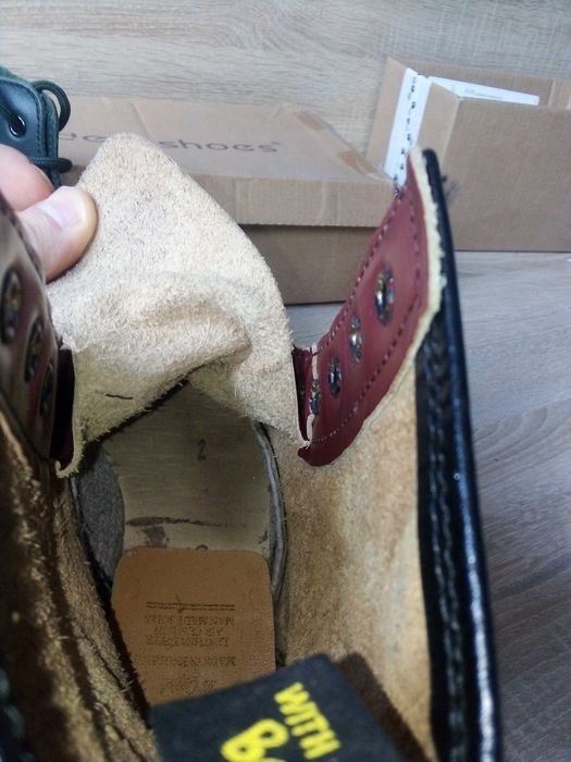 Martens 1460, made in england, cherry red