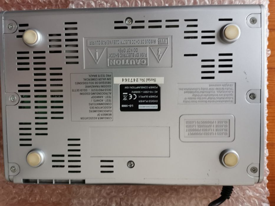 Comando DVD portátil