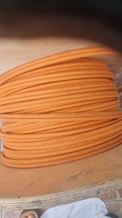 Sprzedam podwójny kabel 1000 Mhz 100 metrow pozostałość po budowie