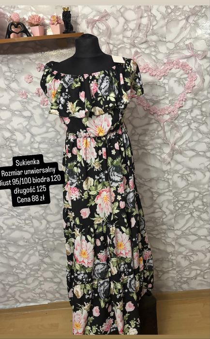 Hiszpnaka kwiaty biust 95/100’