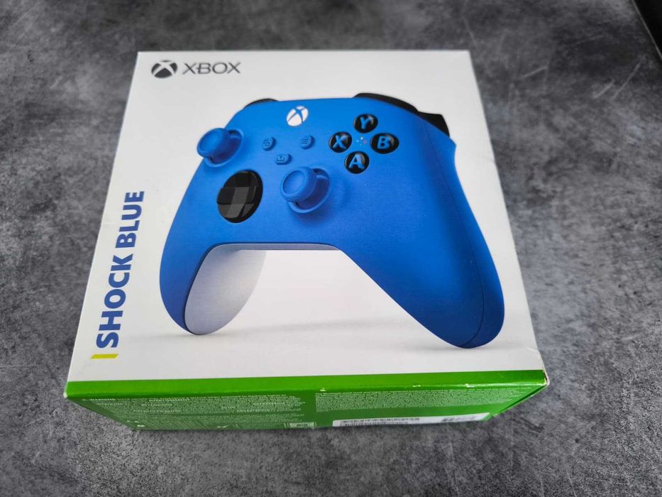 Oryginalny Pad Xbox Series X/S Shock Blue | Stan Idealny | Komplet, Pudełko
