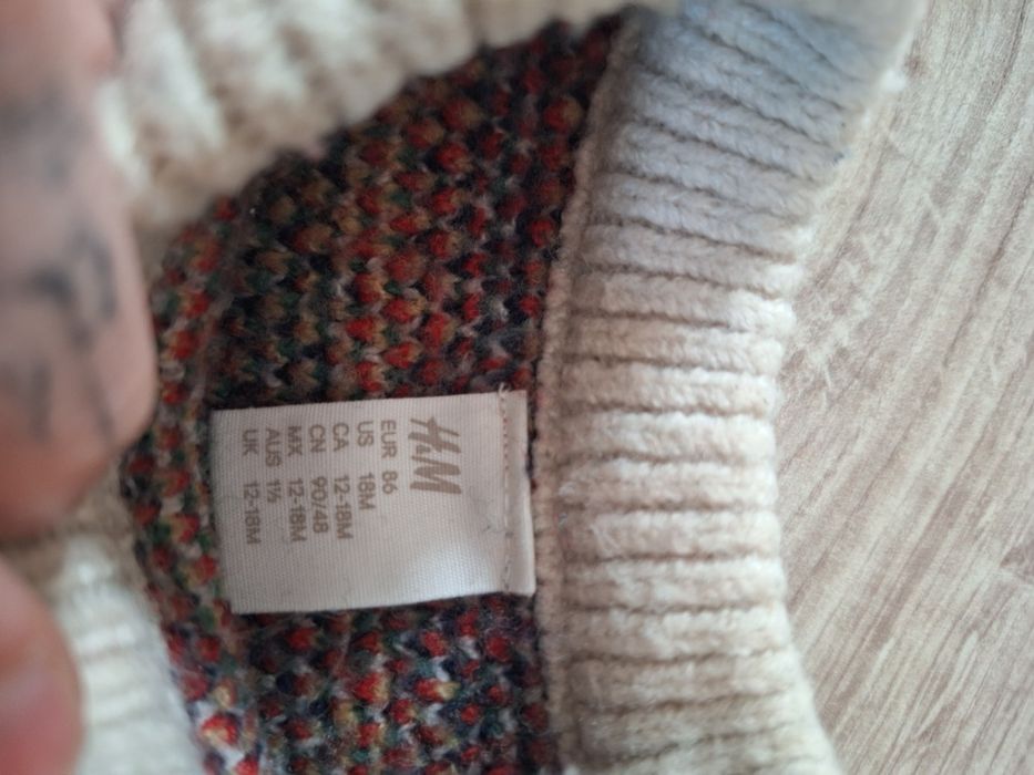 Sweterek w kratkę  H&M
