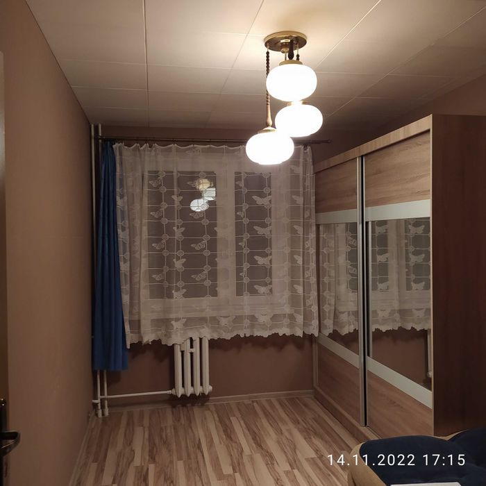 Wynajmę w tryb okazjonalny mieszkanie o powierzchni 60,39 m²: kuchnia, łazienka, w-c, przedpokój, salon z lodżją i balkonem oraz dwie sypialnie