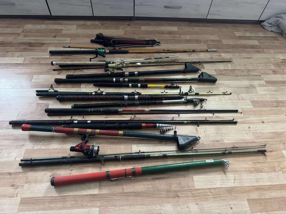 11szt wędki na ryby