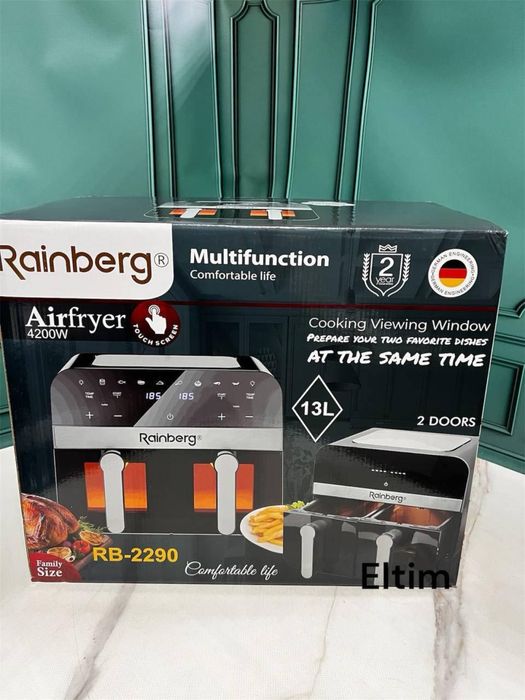 Аерогриль Rainberg RB-2290 4200 Вт 13 л,  аерофритюрниця мультипіч