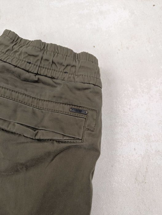 Hugo Boss zielone khaki spodnie bojówki S
