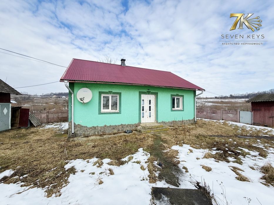 Продаж 1 поверхового будинку з ділянкою на 60 соток