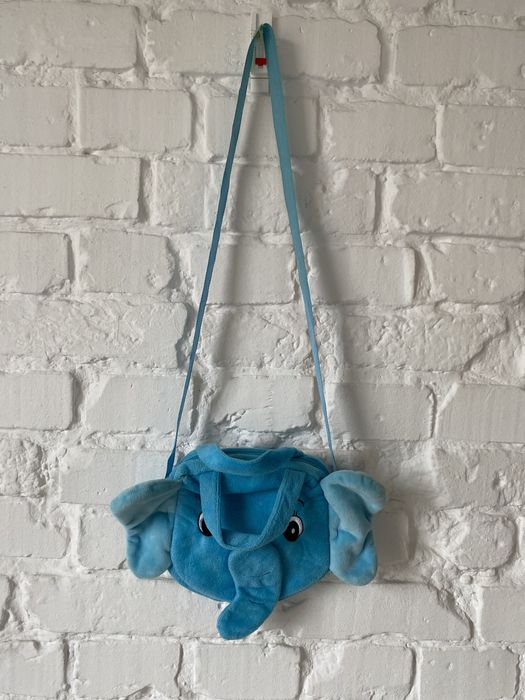 Zabawna pluszowa torebka słoń