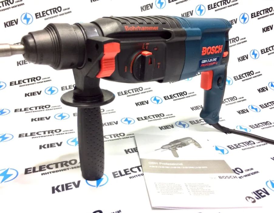 Перфоратор Bosch GBH 2-26 DRE + патрон Немецкое качество Латвия