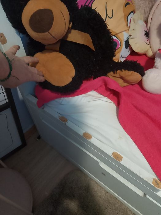 Łóżko domek dwie szuflady