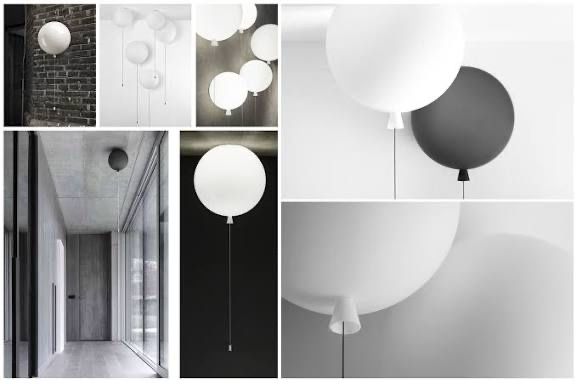 Okazja! Lampy ścienne balony BROKIS MEMORY design industrial hand made