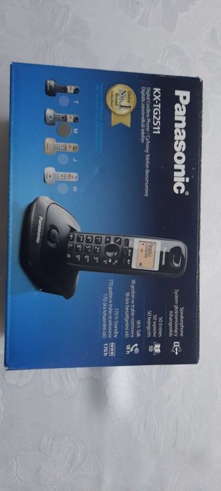Telefon dla seniora bezprzewodowy Panasonic