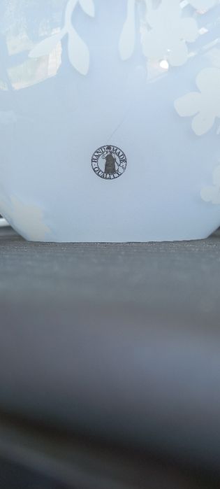 Lampka szklana hand made