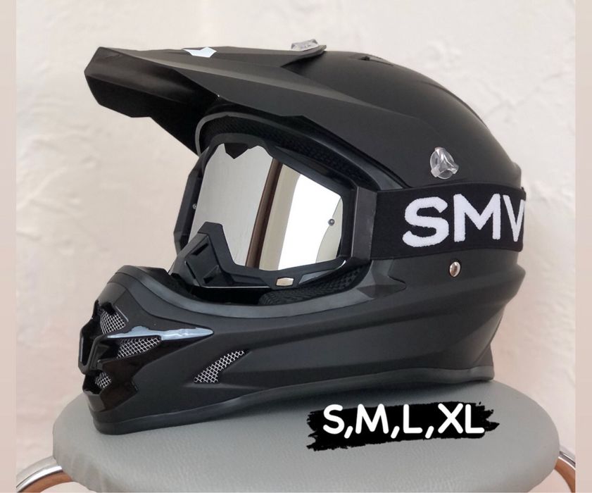 Мотошолом для кроса,ендуро, очки у комплекті(шлем,шолом) Чернівці