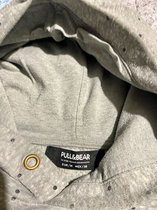 Hoodie Pull & Bear Cinzento