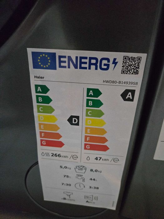 Janki, ul. Wspólna 6 Pralko-suszarka Haier HWD80-B14939S8