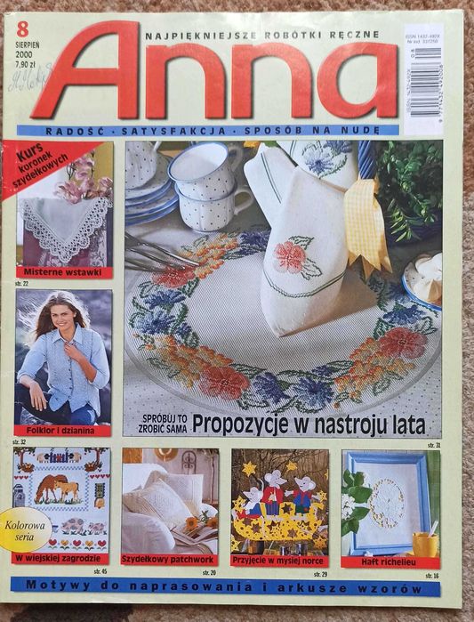 Anna Burda Czasopismo Nr 2000/08