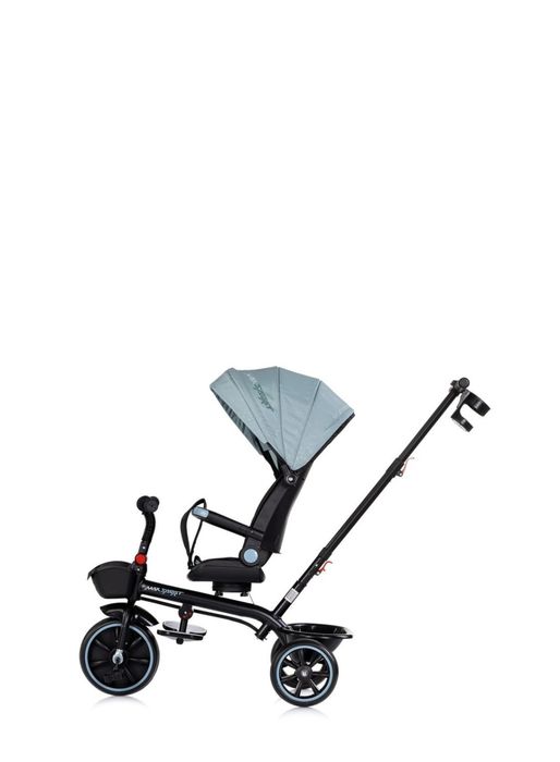 Triciclo com Capota e Pega para os Pais Max Sport de CHIPOLINO Matcha