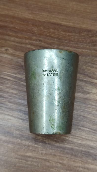 Вінтажна мірна стопка посуд Mandal Silver