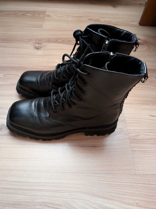 Skórzane botki workery Badura