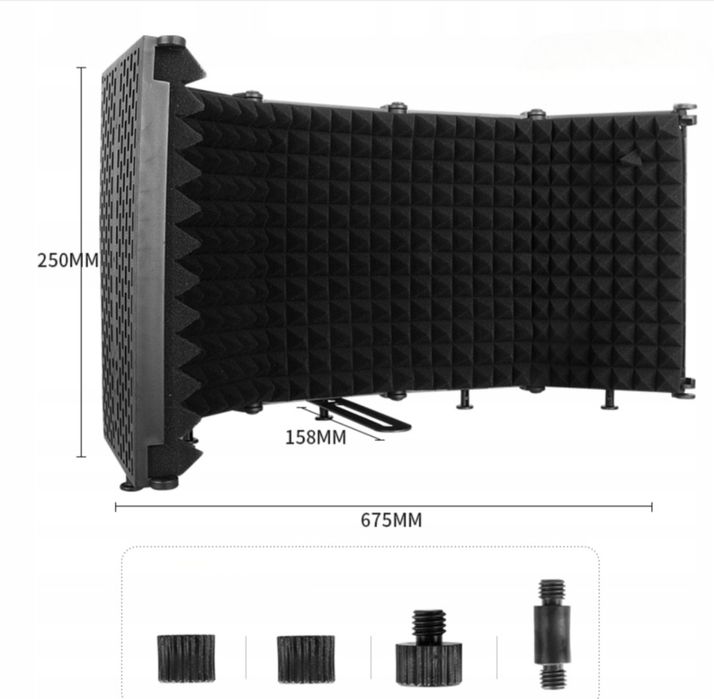 Kabina akustyczna do mikrofonu