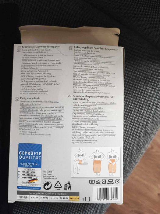 Spodenki modelujące czarne Jolinesse XXL NOWE