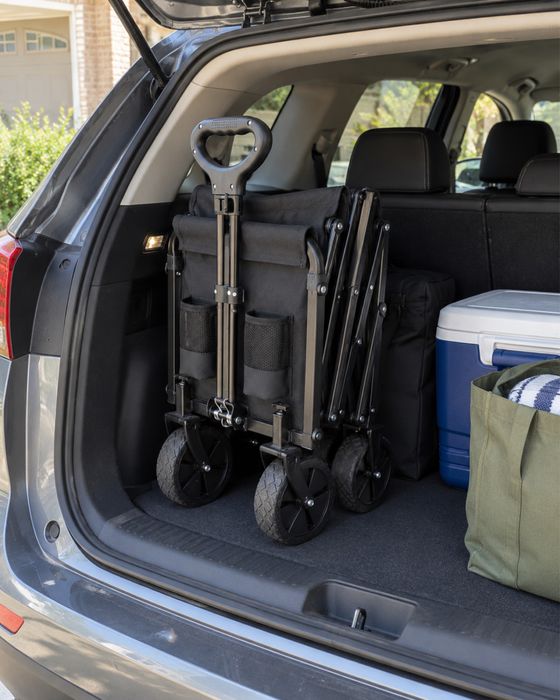 Carrinho de Transporte Dobrável 100KG – 4 Rodas | Multiusos