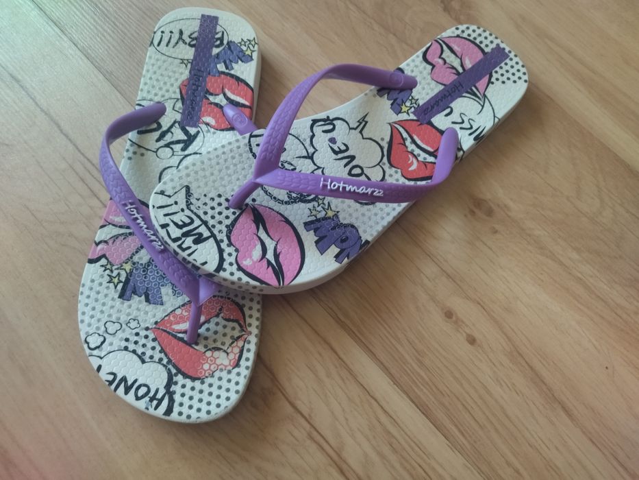 Klapki japonki r. 36 na basen, plażę, lato