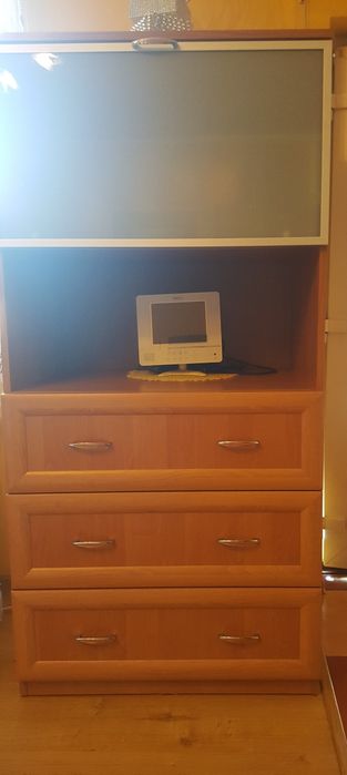 Nowoczesne meble barek półki szuflady szafa klasyczna