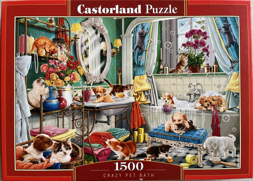 Conjunto 10 puzzles de 1000 e 1500 peças