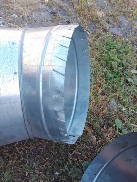Дымоход ,вытяжка, поворот 90 градусов
