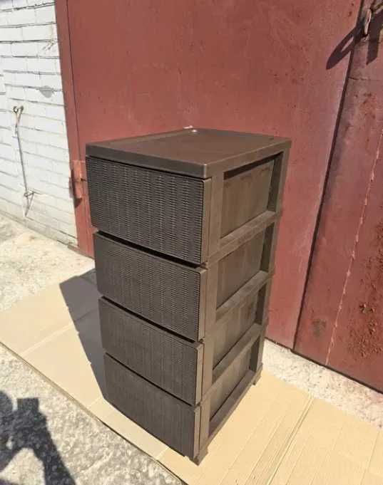 ЕКО Комод пластиковий під Ротанг