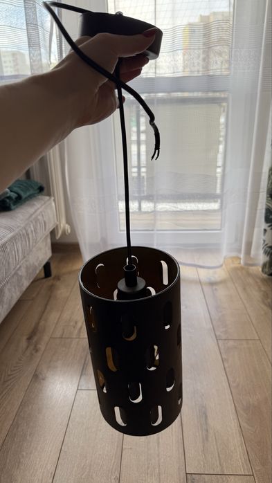 Lampa wisząca czarna